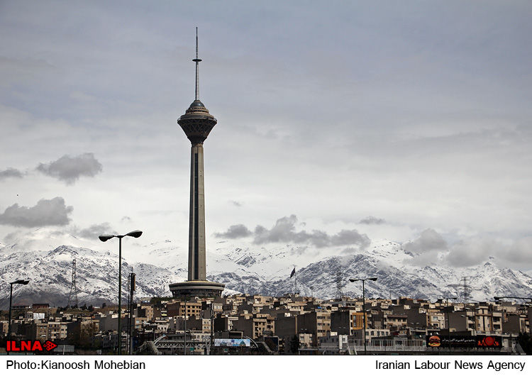 هوای پاک تهران پس از بارش باران بهاری