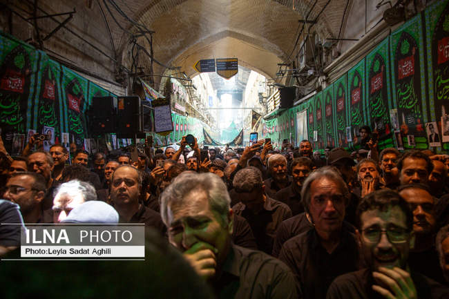 عزاداری تاسوعای حسینی در بازار تهران