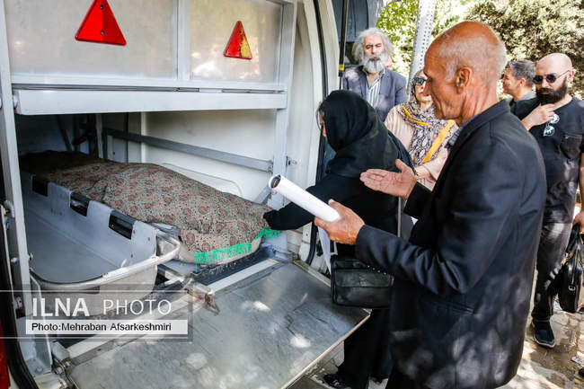 تشییع پیکر مرحوم بهمن رجبی 