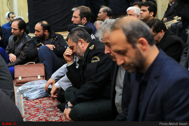 مراسم ختم فرزند احمد توکلی