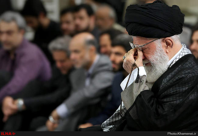 دومین روز مراسم سوگواری حضرت امیرالمؤمنین (ع) با حضور رهبر انقلاب