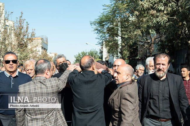 مراسم تشییع محمد تاجزاده 