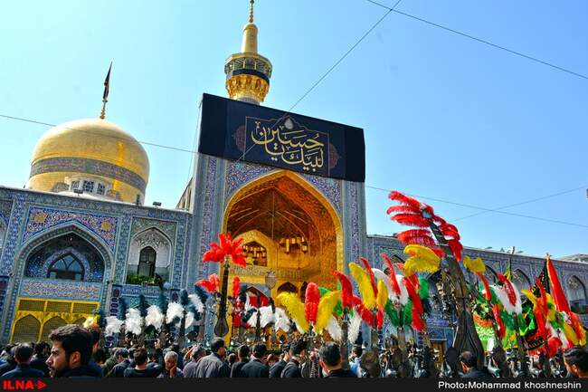 عزاداری عاشورای حسینی در مشهد مقدس