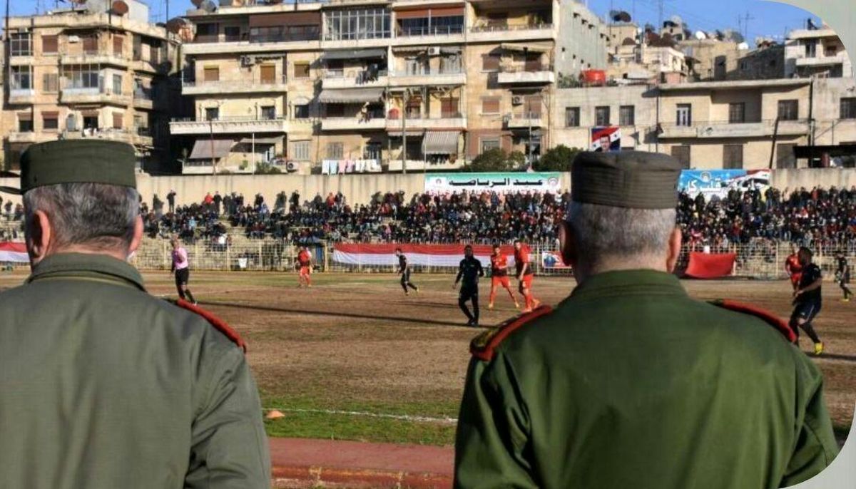 حلب چشمش به روی فوتبال افتاد