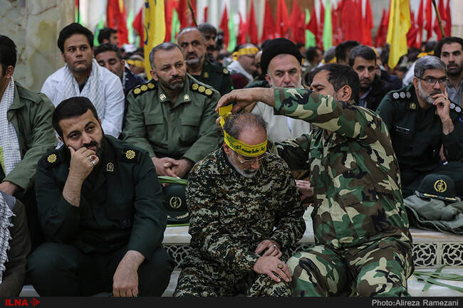 اجتماع بزرگ بسیجیان تهران در حرم امام خمینی (ره)