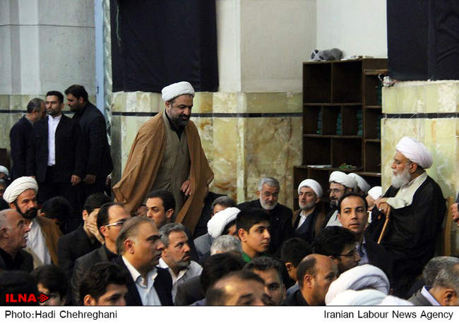 مراسم ترحیم والده رئیس جمهور در قم