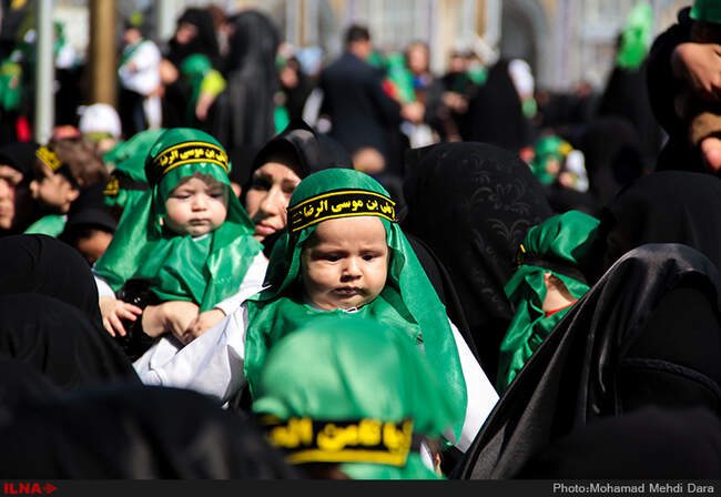 مراسم شیرخوارگان حسینی (حرم مطهر رضوی)