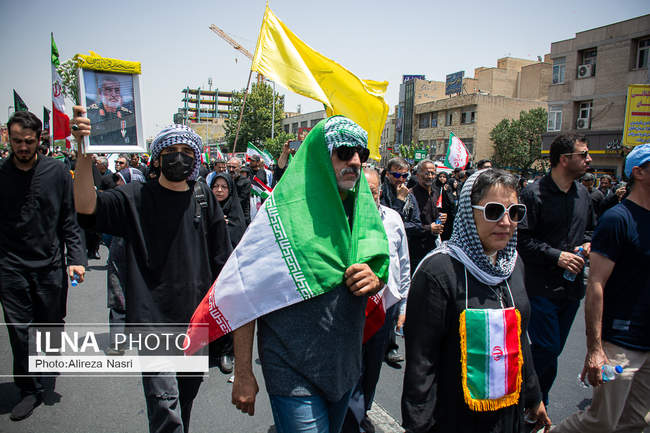  مراسم تشییع شهدای اقتدار - تهران/ 3 