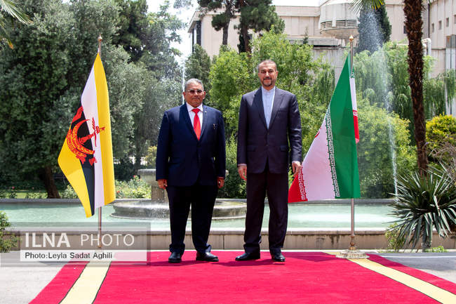 دیدار امیرعبداللهیان با وزیر امور خارجه برونئی دارالسلام