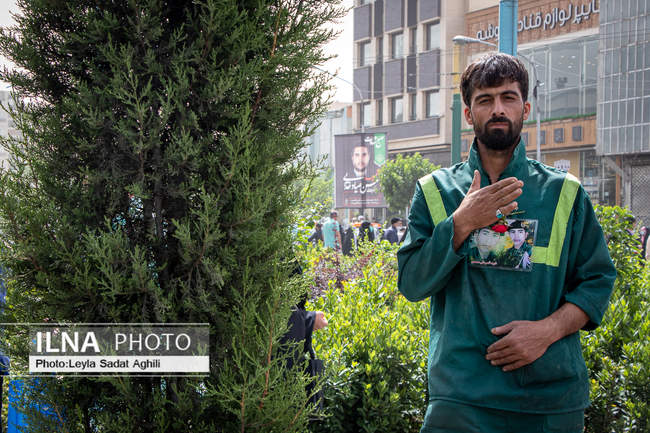 مراسم تشییع پیکر شهید صیاد خدایی