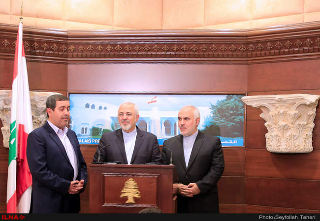 دیدارهای محمدجواد ظریف وزیر امور خارجه کشورمان در لبنان