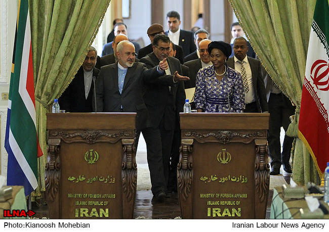 نشست وزرای امور خارجه ایران و آفریقای جنوبی