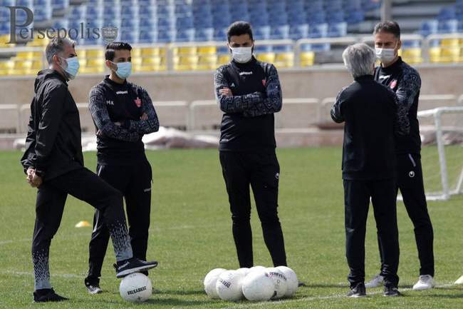 گزارش تصویری از تمرین امروز پرسپولیس