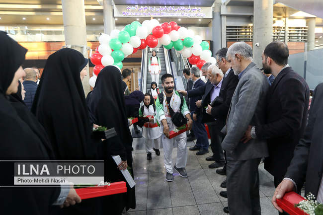 بازگشت کاروان ایران از بازی‌های پاراآسیایی جوانان (گزارش تصویری)