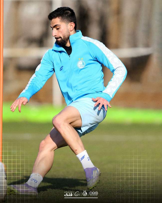 گزارش تصویری تمرین استقلال: رضاییان و جلالی برگشتند