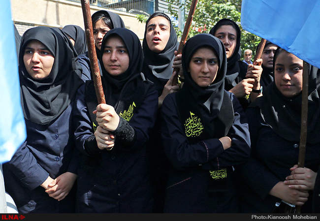 مراسم تشییع پیکر جان‌ باختگان فاجعه منا در تهران/2