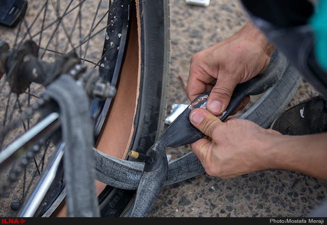 آماده سازی تیم دوچرخه سواری بی ام ایکس در بوستان علوی قم