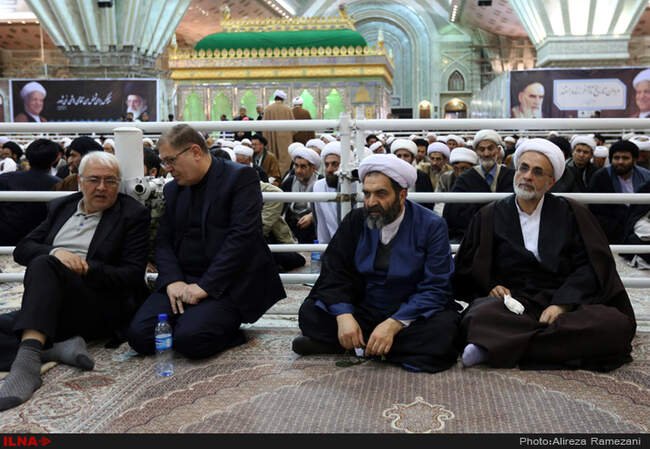 مراسم چهلمین روز درگذشت آیت‌الله اکبر هاشمی رفسنجانی