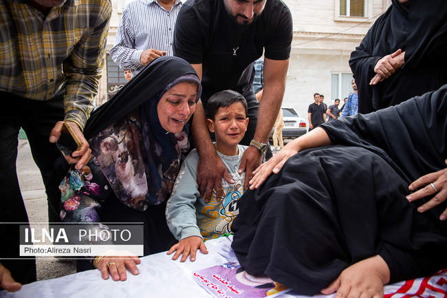 مراسم تشییع پیکر جانباختگان انفجار اسکله شهید رجایی بندرعباس
