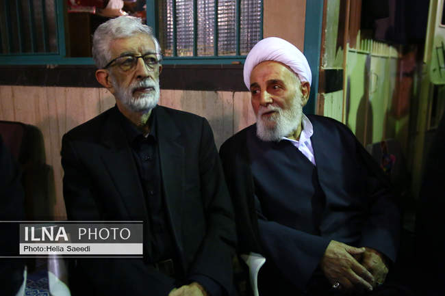 مراسم بزرگداشت والده همسر حجت‌الاسلام سید حسن خمینی در حسینیه جماران