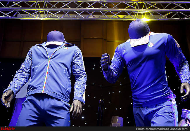 رونمایی از البسه کاروان ایران در المپیک ریو ۲۰۱۶ 