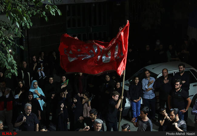 عزاداری شب عاشورای حسینی در تهران