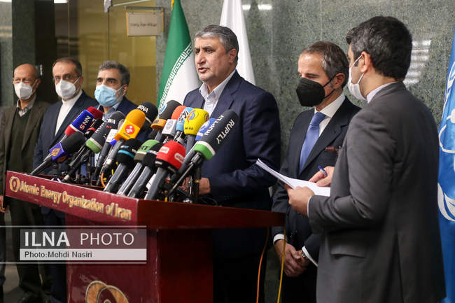 دیدار رافائل گروسی با محمد اسلامی