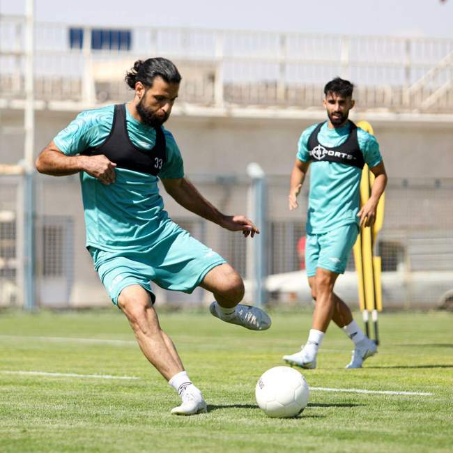 تصاویری از تمرین امروز تراکتور تبریز