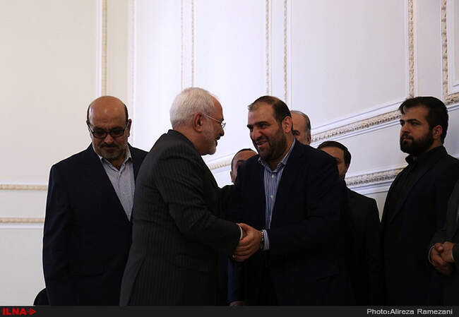 دیدار رئیس مجلس اعلای اسلامی عراق با وزیر امورخارجه