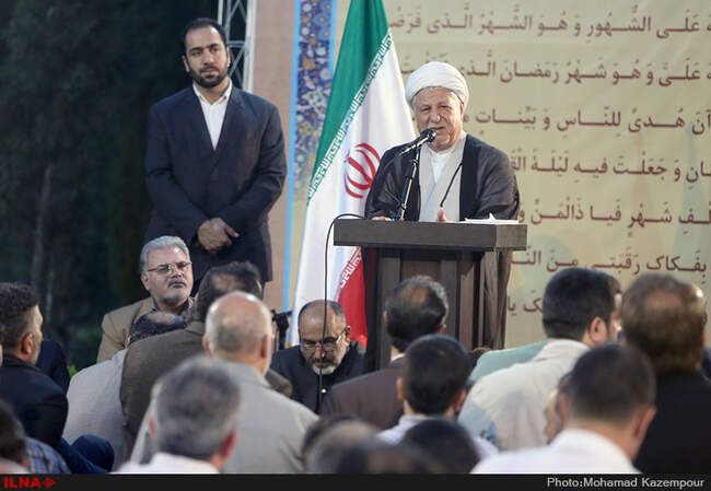 دیدار اصحاب فرهنگ، هنر و رسانه با آیت الله هاشمی رفسنجانی رئیس مجمع تشخیص مصلحت نظام