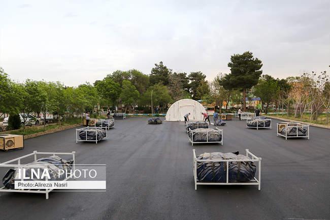 راه اندازی بیمارستان صحرایی در استان قزوین