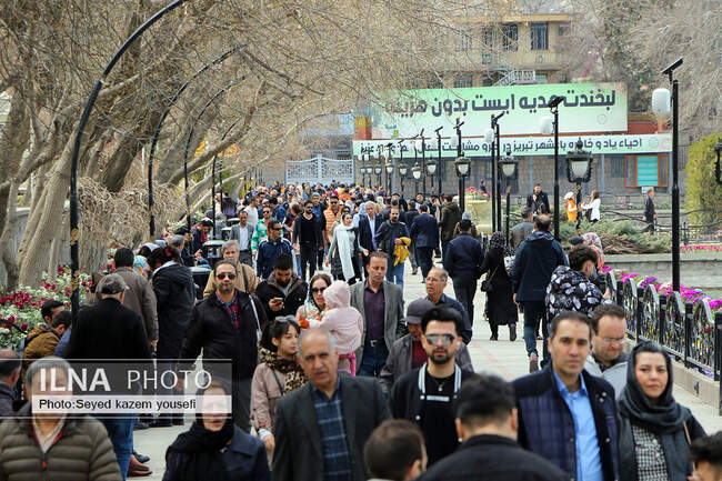 گردشگران نوروز در تبریز