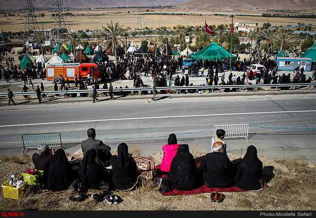 مراسم خیمه سوزان در طاقانک چهارمحال و بختیاری