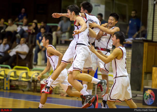 بیست و چهارمین دوره مسابقات بسکتبال قهرمانی جوانان آسیا: ژاپن - لبنان
