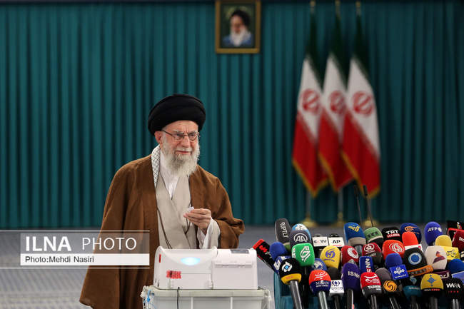 حضور رهبر انقلاب در دور دوم انتخابات مجلس شورای اسلامی