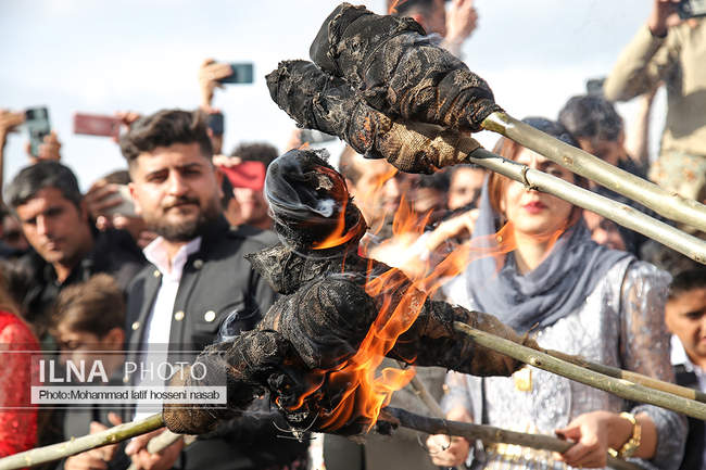 آیین نوروز در روستای چشمیدر کردستان 