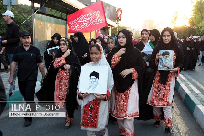  دومین روز مراسم وداع با رهبر شهید انقلاب در مصلای تهران/ 9