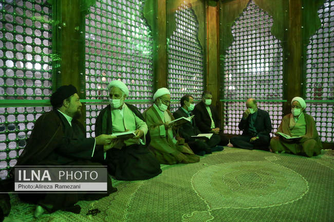 تجدیدمیثاق رئیس قوه قضائیه و مسئولان عالی قضایی با آرمان‌های امام (ر