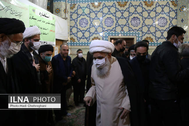 مراسم هفتمین روز درگذشت آیت الله صافی گلپایگانی در قم