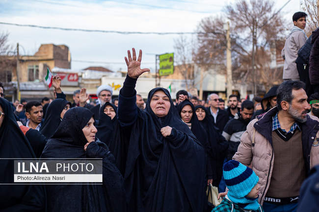 تشییع شهدای مدافع امنیت در قزوین