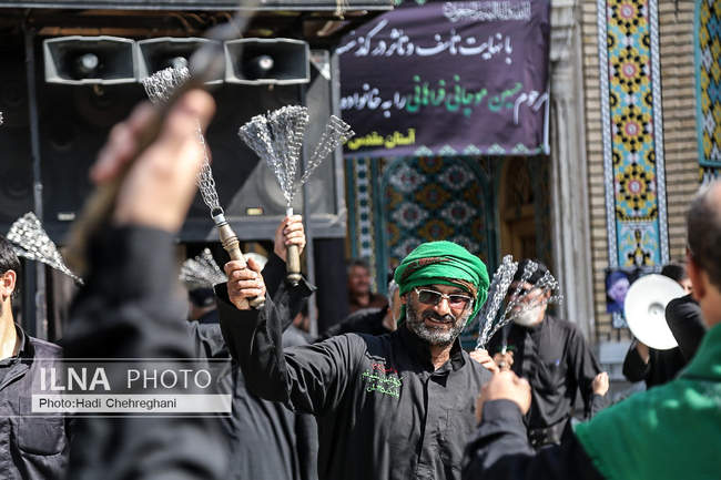 مراسم عزاداری روز اربعین حسینی در حرم حضرت معصومه (س)