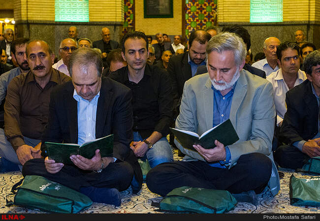 مراسم ختم پدر عماد باقی