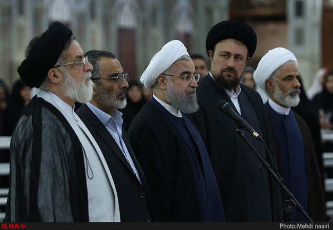 تجدید میثاق رئیس جمهور با آرمان‌های امام راحل و شهدای هشت سال دفاع مقدس