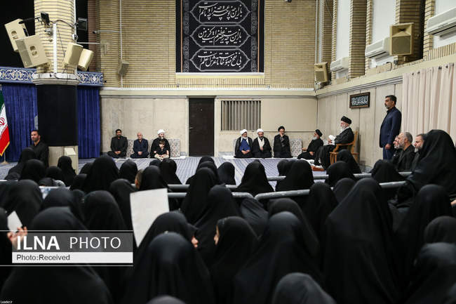 حضور و سخنرانی رهبر انقلاب در مراسم عزاداری شهادت امام رضا علیه‌الس