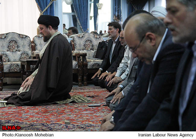 دیدار سید حسن خمینی با اعضای ستاد بزرگداشت امام(ره) 