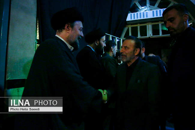 مراسم بزرگداشت والده همسر حجت‌الاسلام سید حسن خمینی در حسینیه جماران