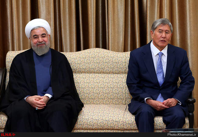 دیدار رئیس‌جمهور قرقیزستان با رهبر انقلاب