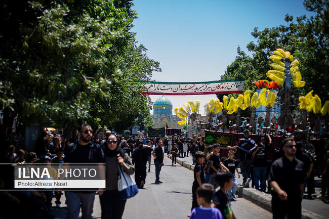 سوگ عاشورا در قزوین به روایت تصویر