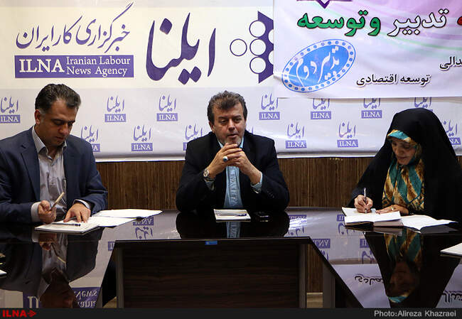 نشست کاندیداهای جبهه تدبیر و توسعه ایران اسلامی در دهمین دوره انتخابات مجلس در خبرگزاری ایلنا