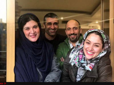 پژمان جمشیدی و ریما رامین‌فر در نمایشی از علی سرابی